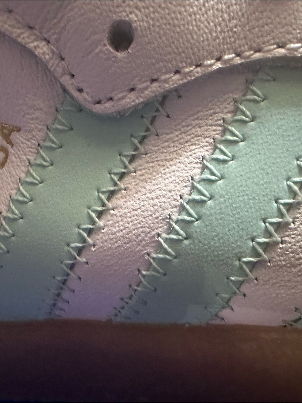 Adidas Sambae J White Clear Mint Gum Sneakers Women’s 7.5 / Youth 6.5 NIB - Picture 3 of 9